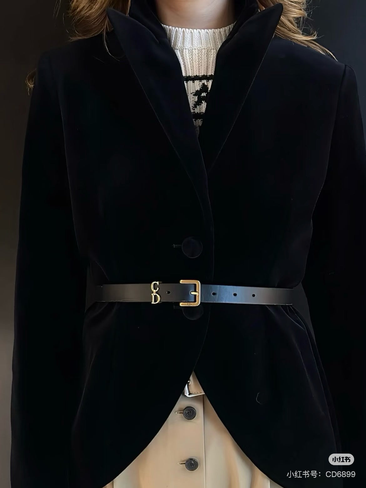 CD NEW velvet blazer