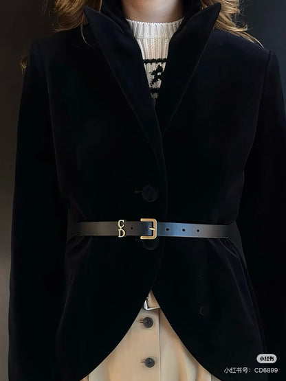 CD NEW velvet blazer