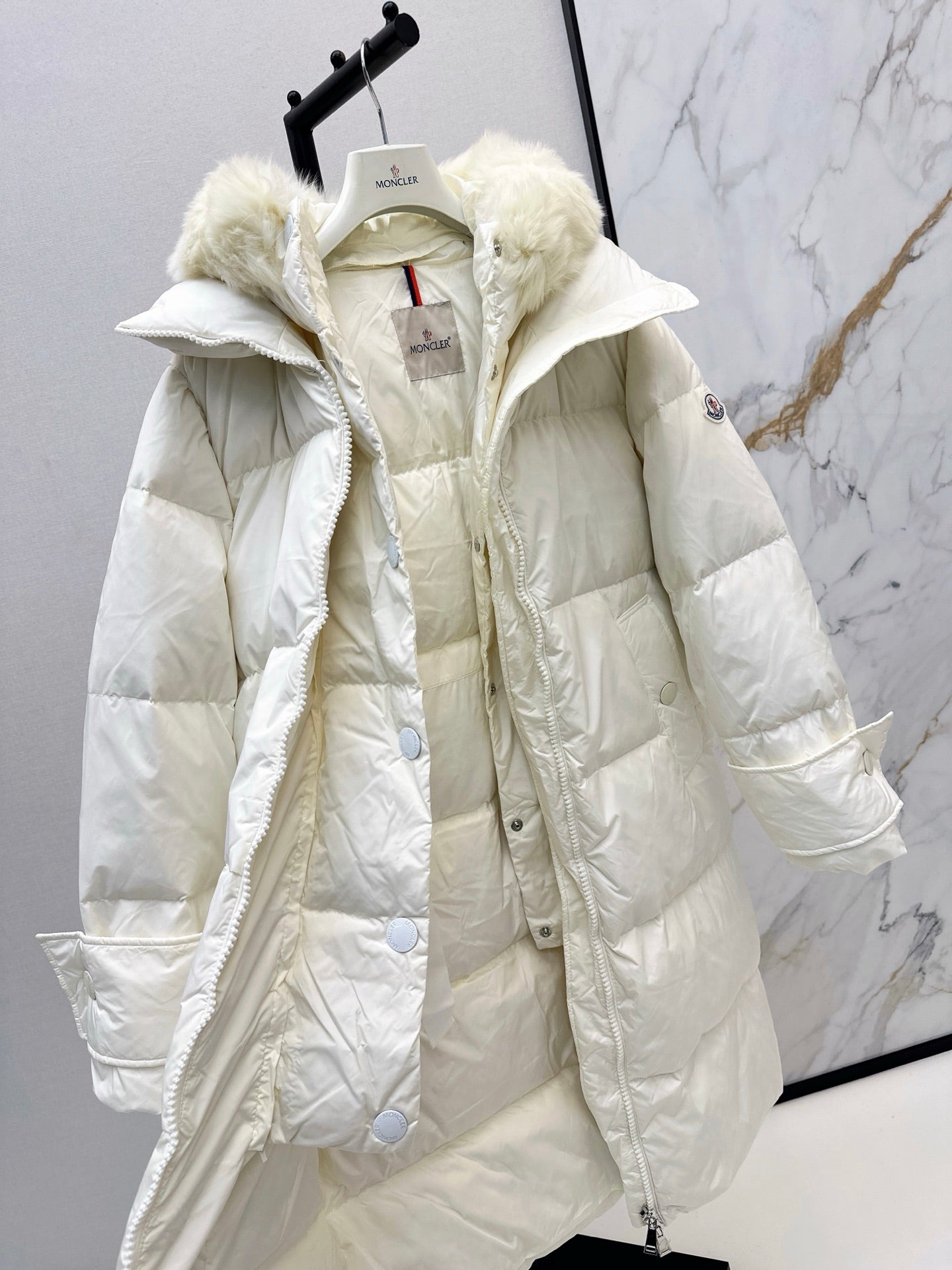 Monc NEW Faux two-piece down jacket