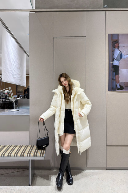 Monc NEW Faux two-piece down jacket