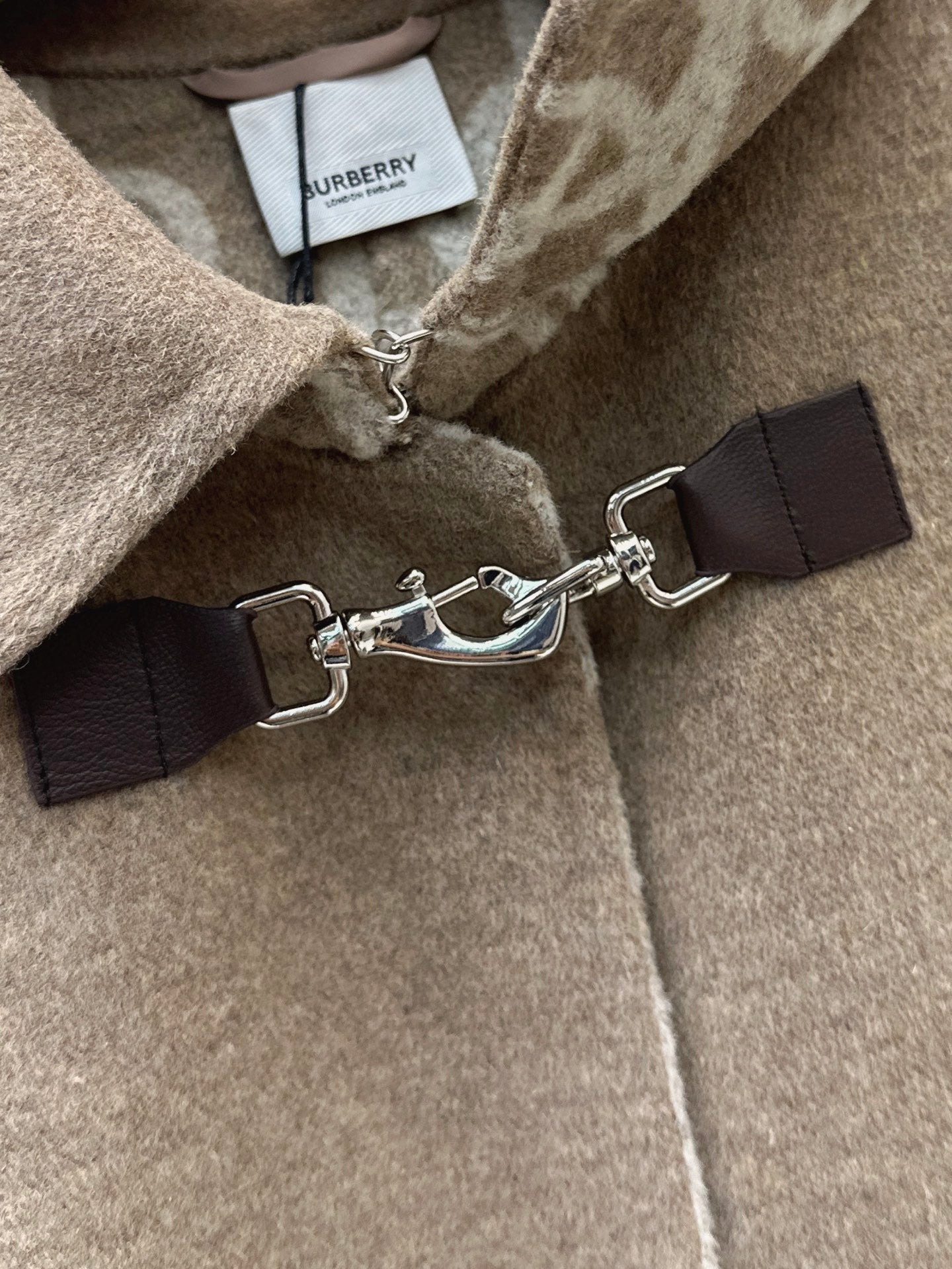 Bur NEW wool cape coat