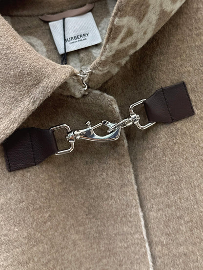 Bur NEW wool cape coat