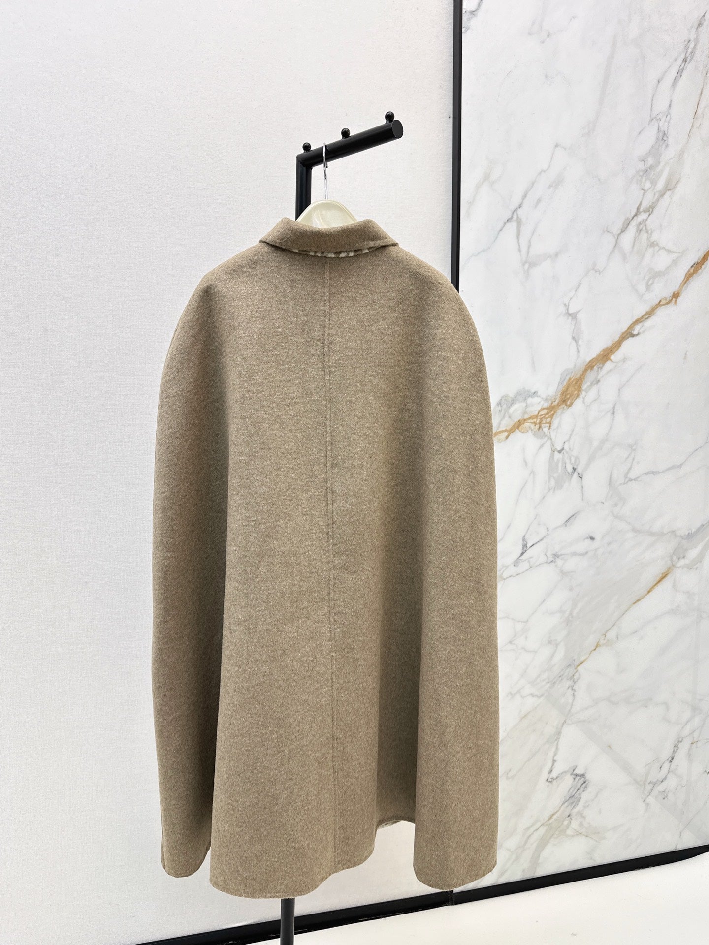 Bur NEW wool cape coat