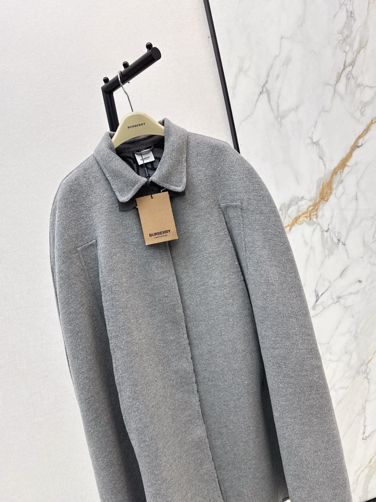 Bur NEW wool cape coat