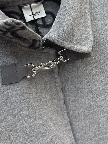 Bur NEW wool cape coat