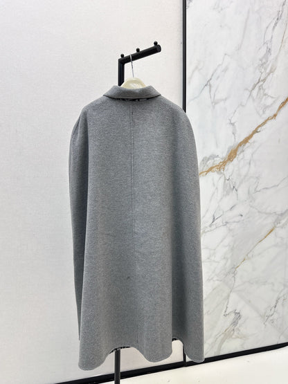 Bur NEW wool cape coat