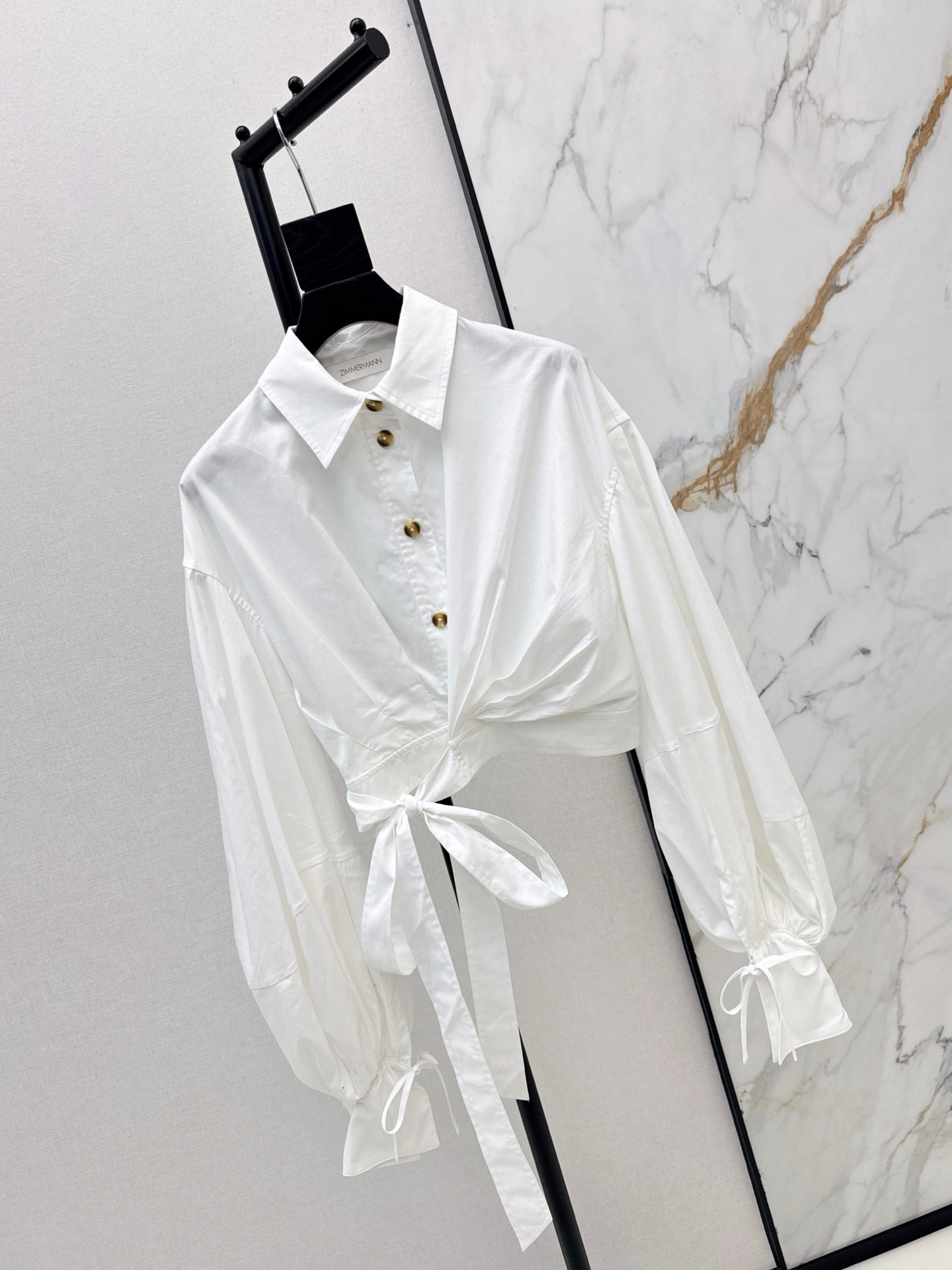 Zimm NEW Tie-front shirt