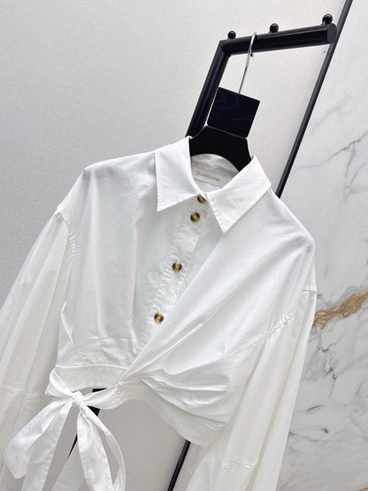 Zimm NEW Tie-front shirt