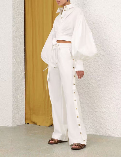 Zimm NEW Tie-front shirt