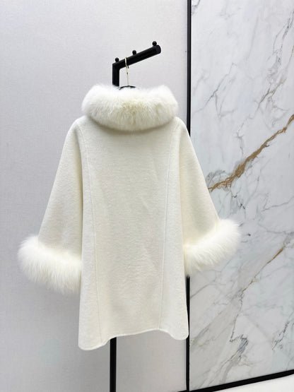 Chan NEW Woolen  cape coat