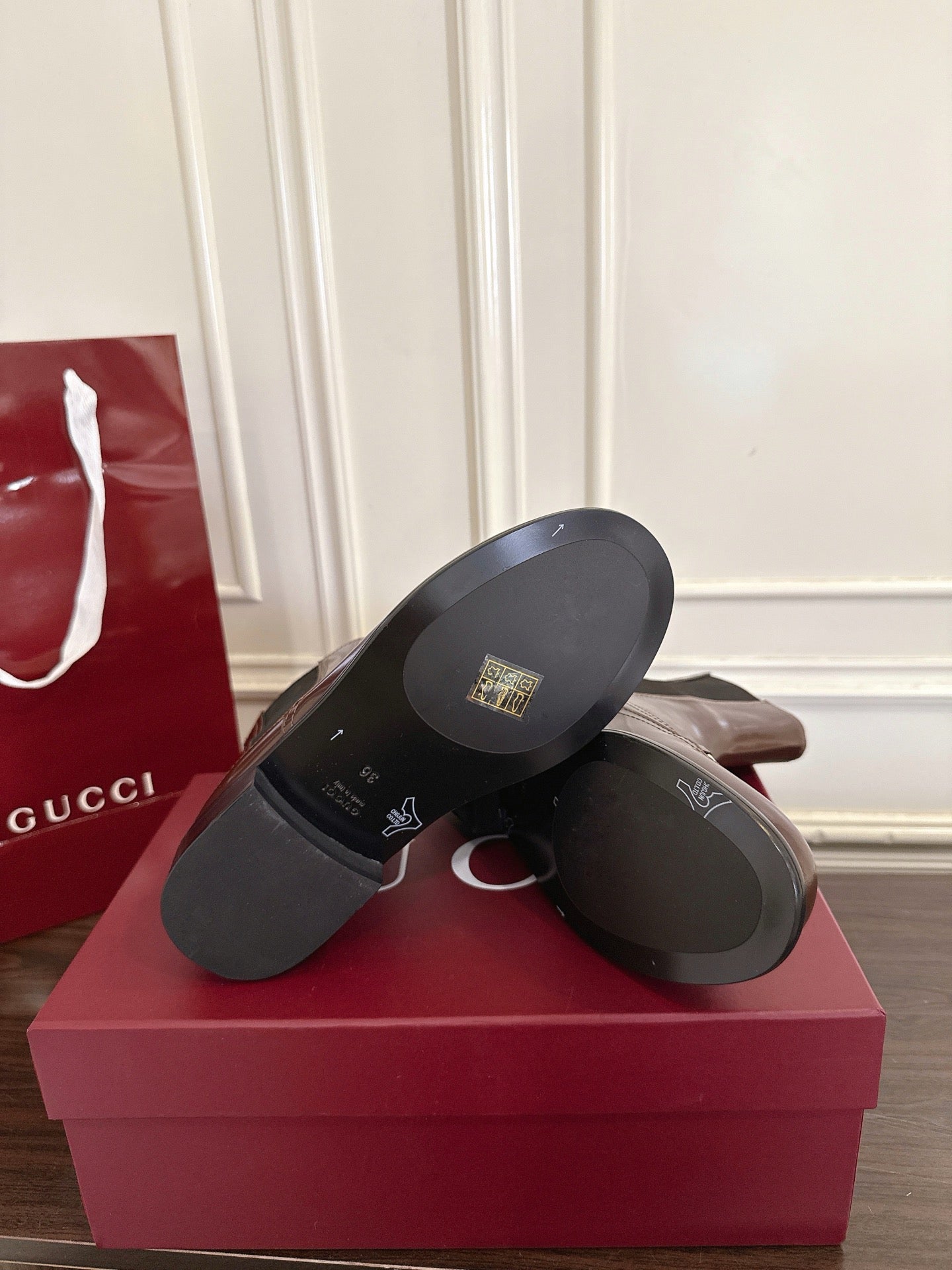 Guc New Horsebit Martin Boots