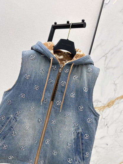 Louis NEW Reversible denim vest