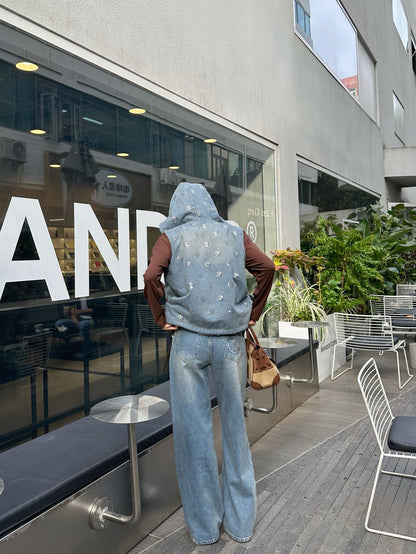 Louis NEW Reversible denim vest