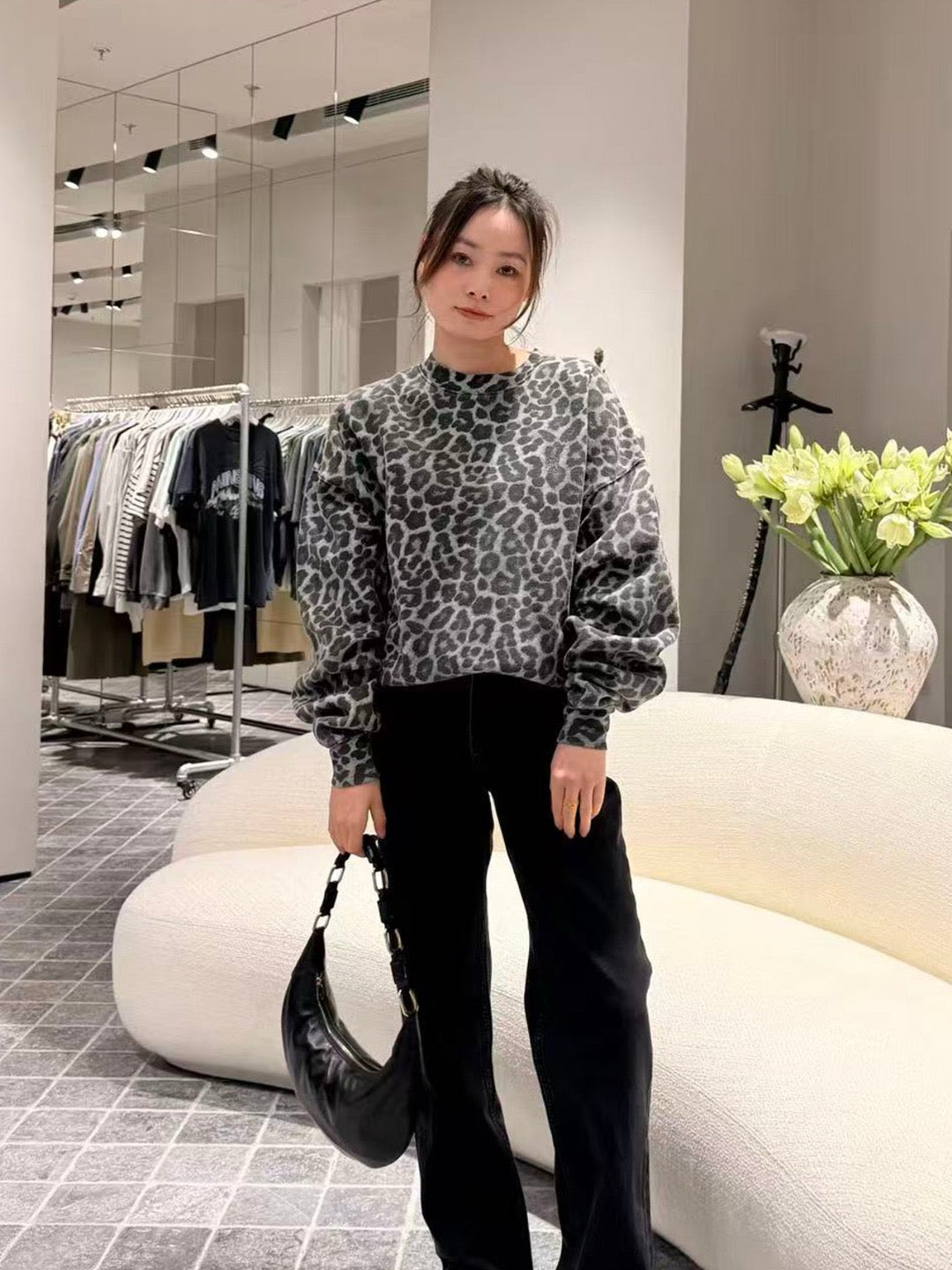 Thom NEW Leopard print sweatshirt