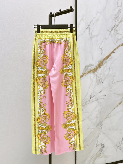 Vers NEW Printed silk pants