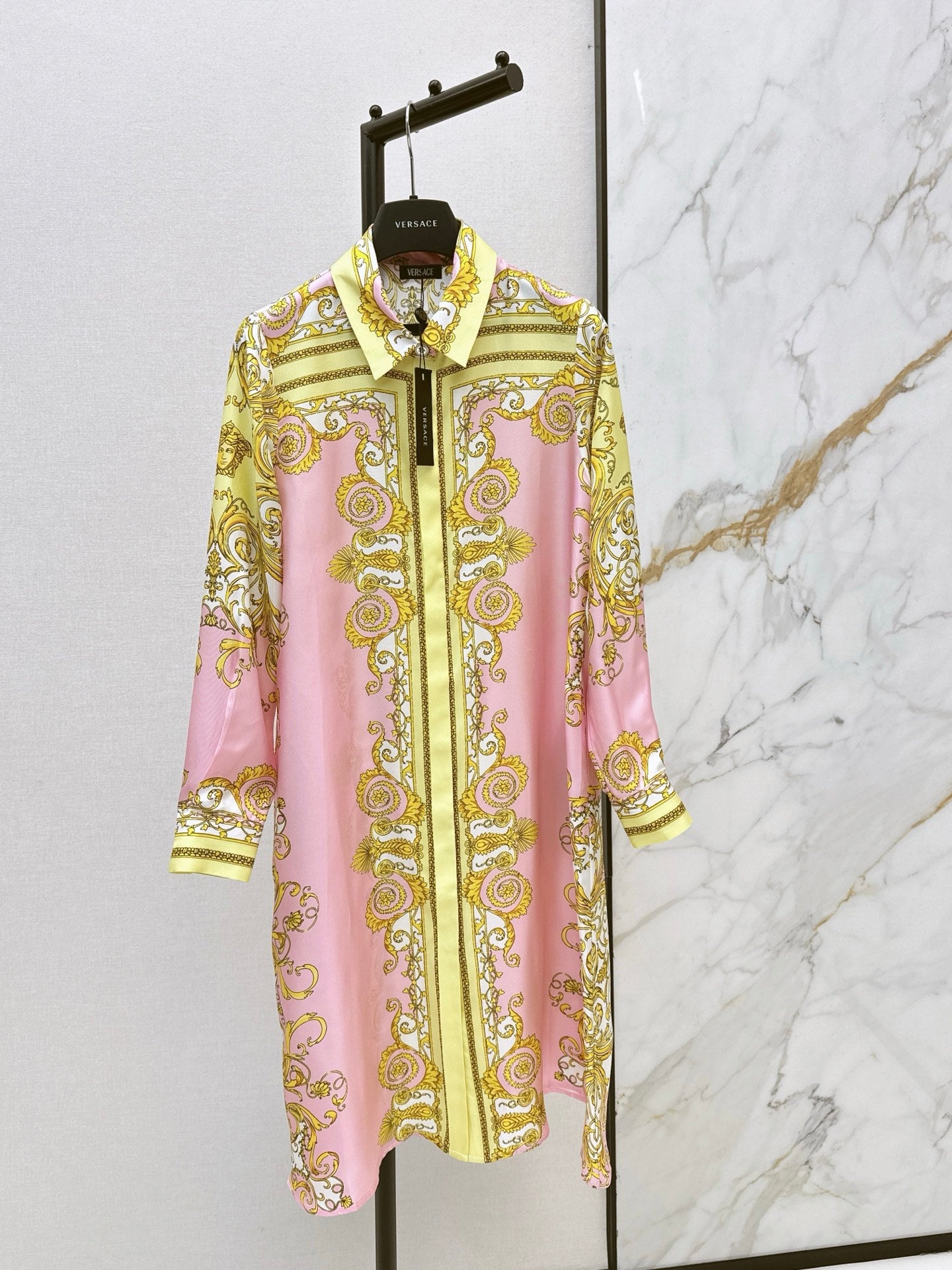 Vers NEW Printed silk dress