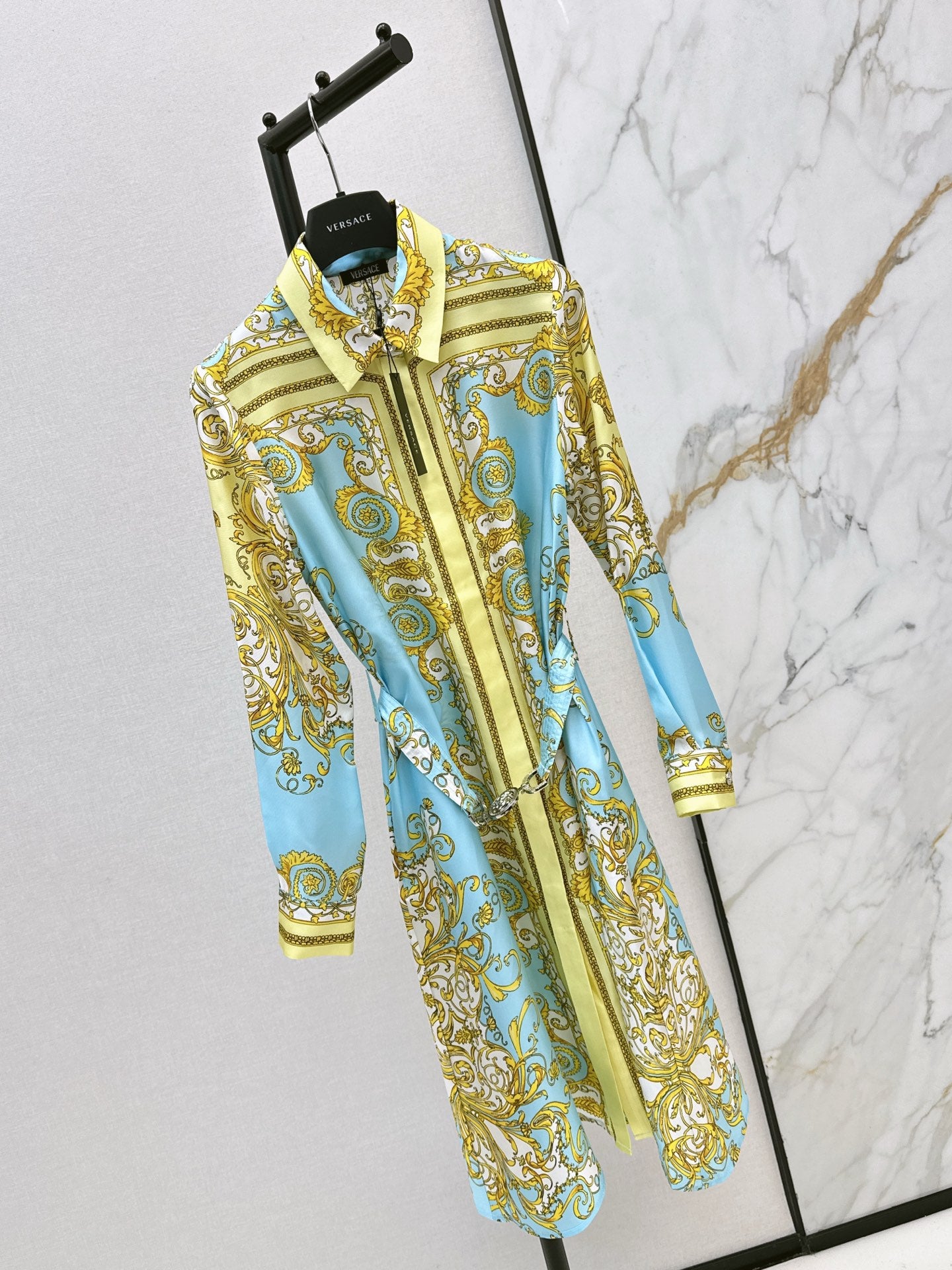 Vers NEW Printed silk dress