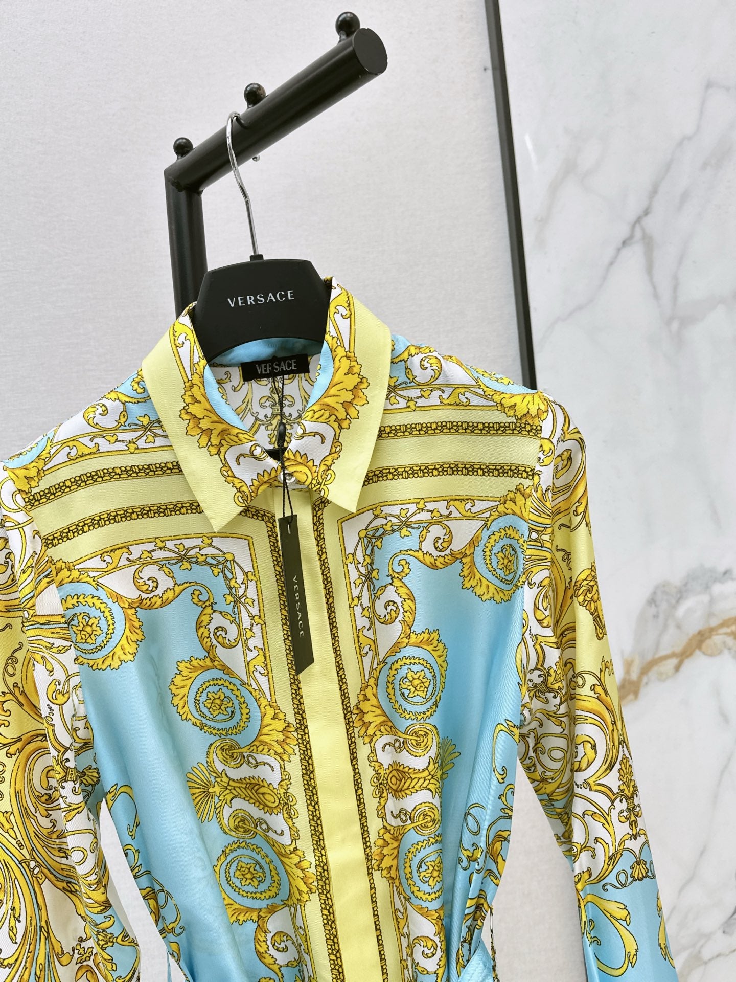 Vers NEW Printed silk dress