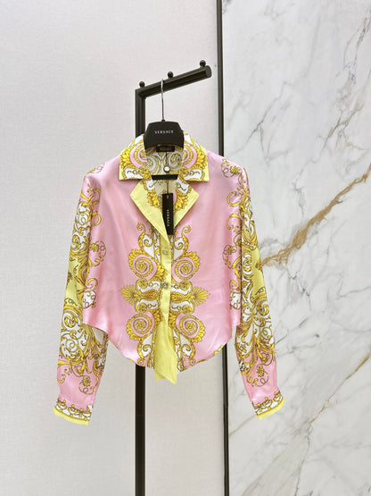 Vers NEW Printed silk shirt