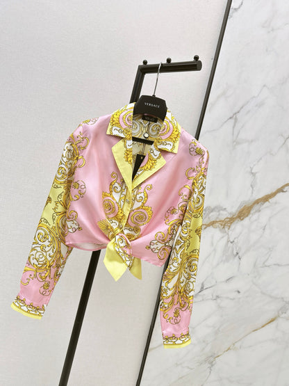Vers NEW Printed silk shirt