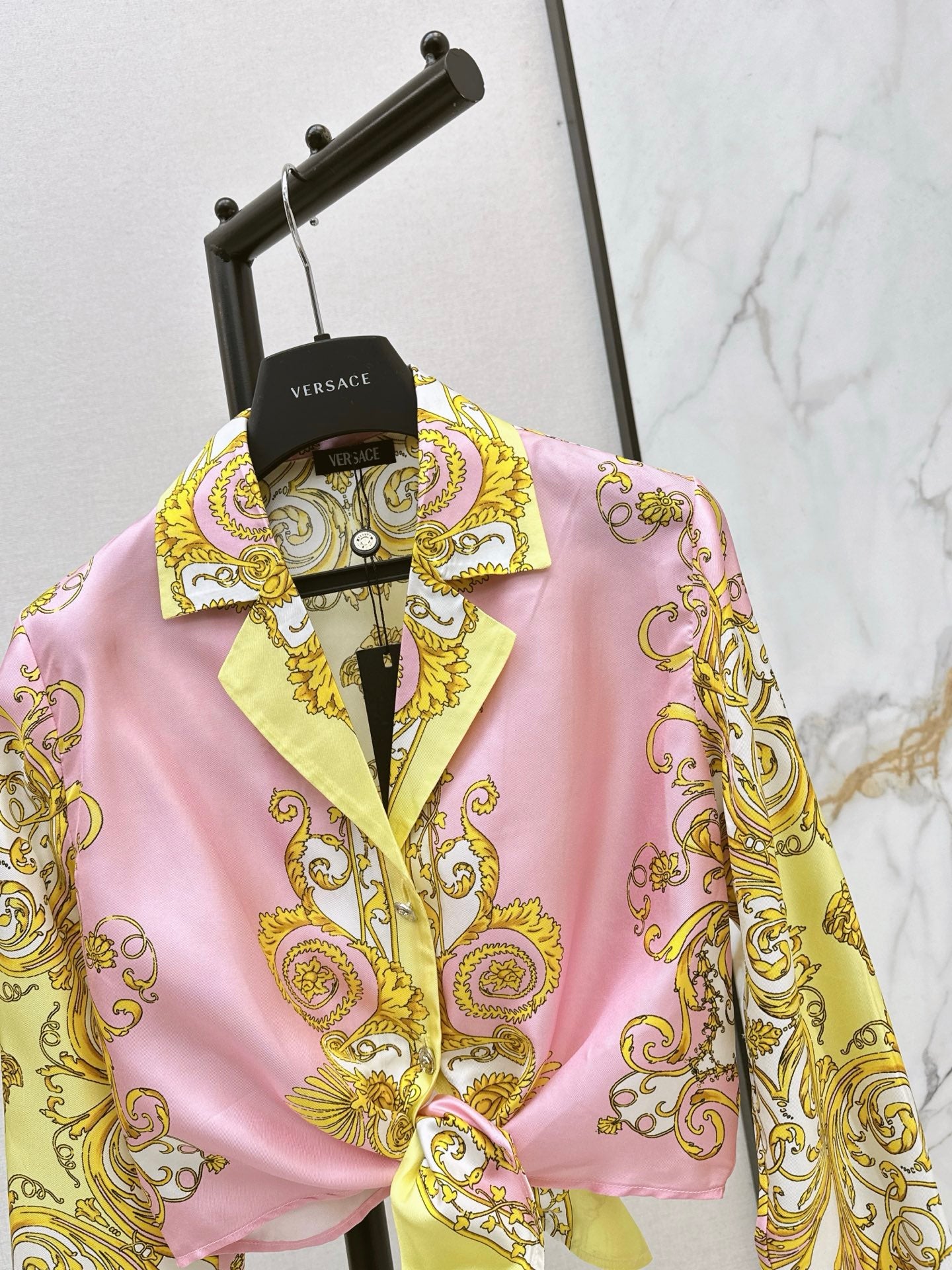 Vers NEW Printed silk shirt