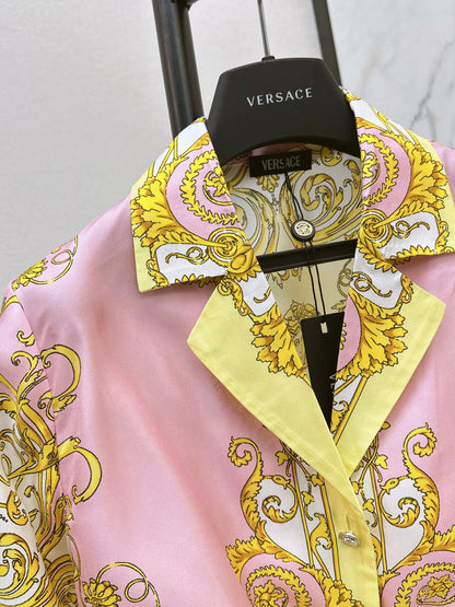 Vers NEW Printed silk shirt