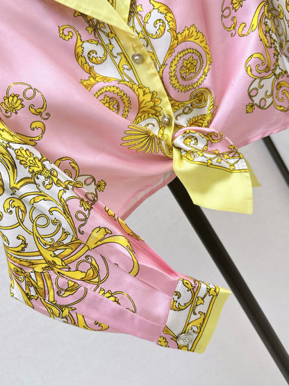 Vers NEW Printed silk shirt