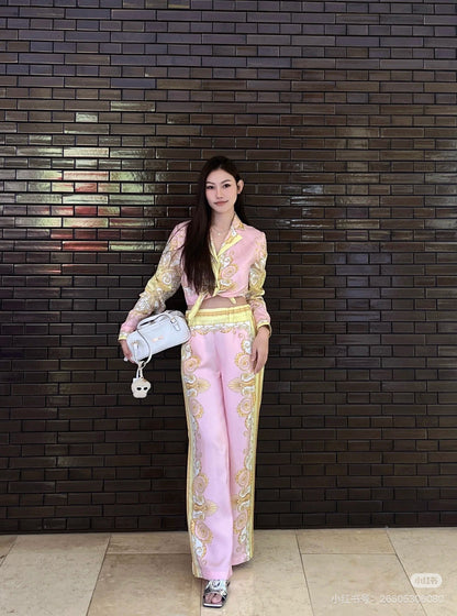 Vers NEW Printed silk shirt