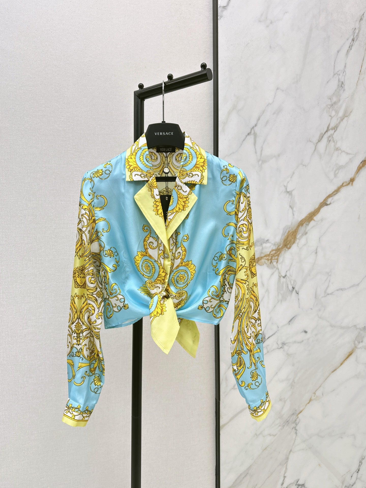 Vers NEW Printed silk shirt
