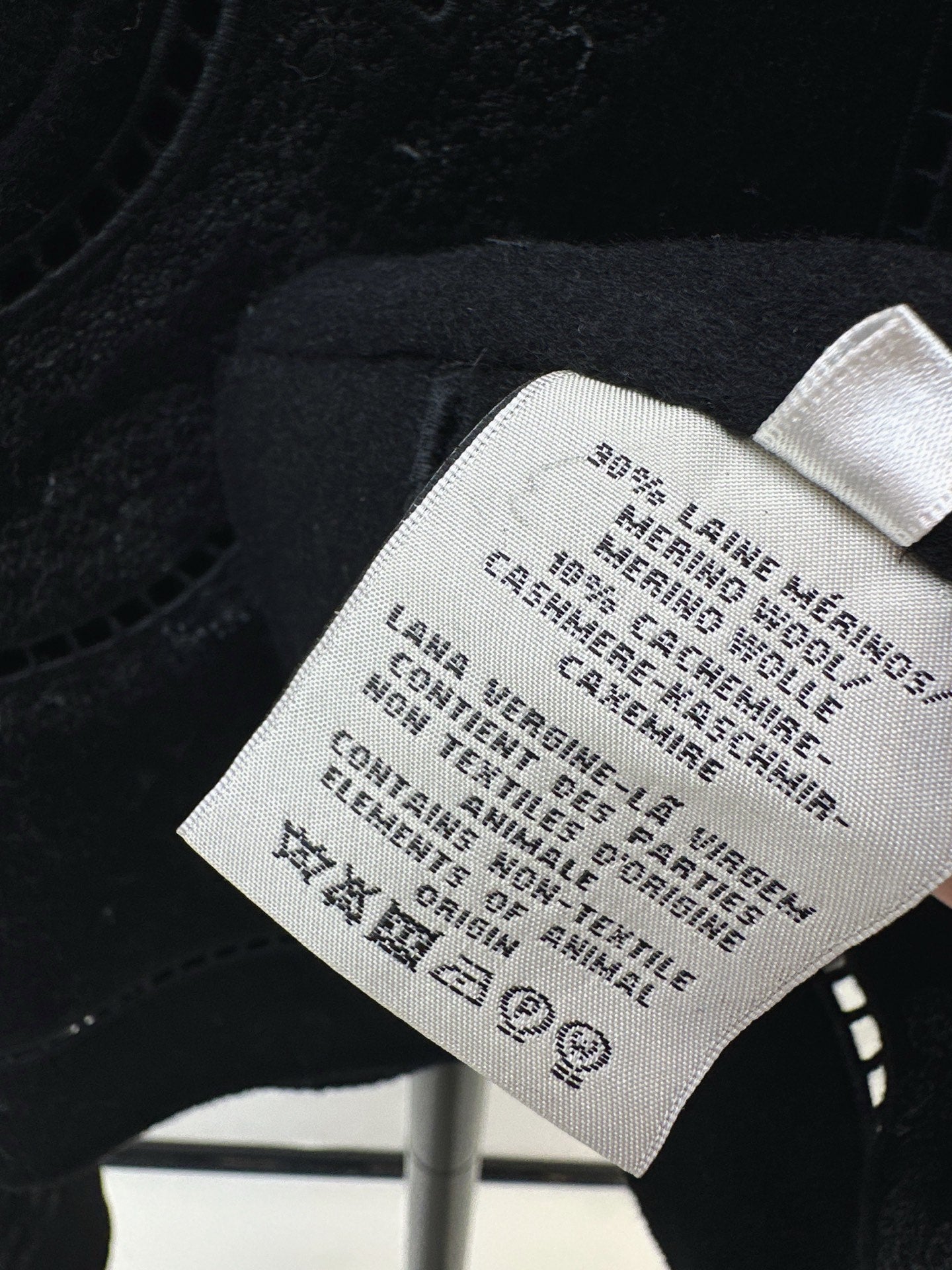 Herm NEW Embroidered cashmere jacket