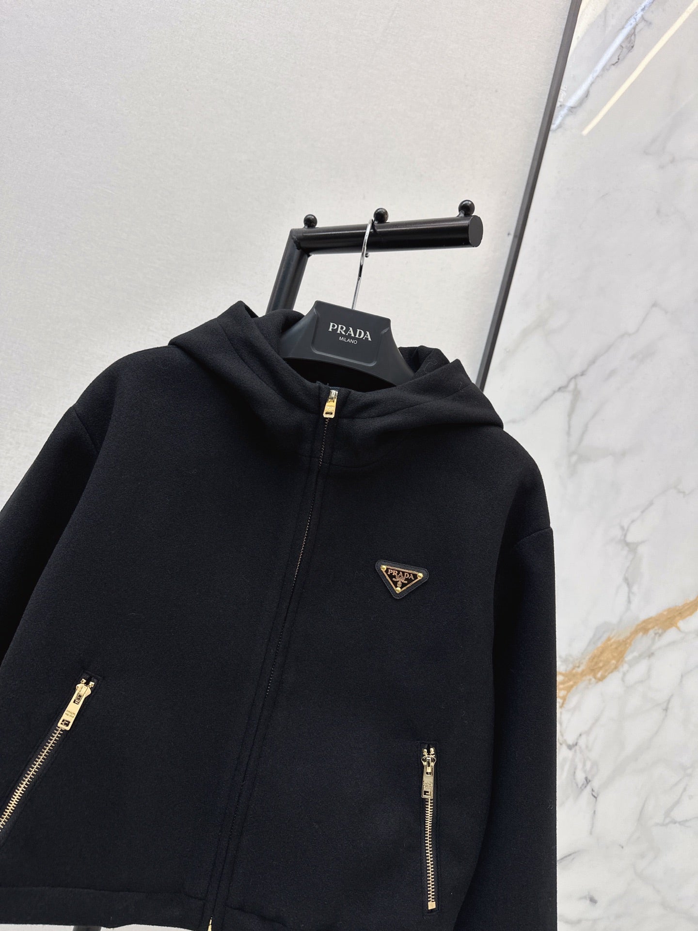 Pra NEW wool hooded jacket