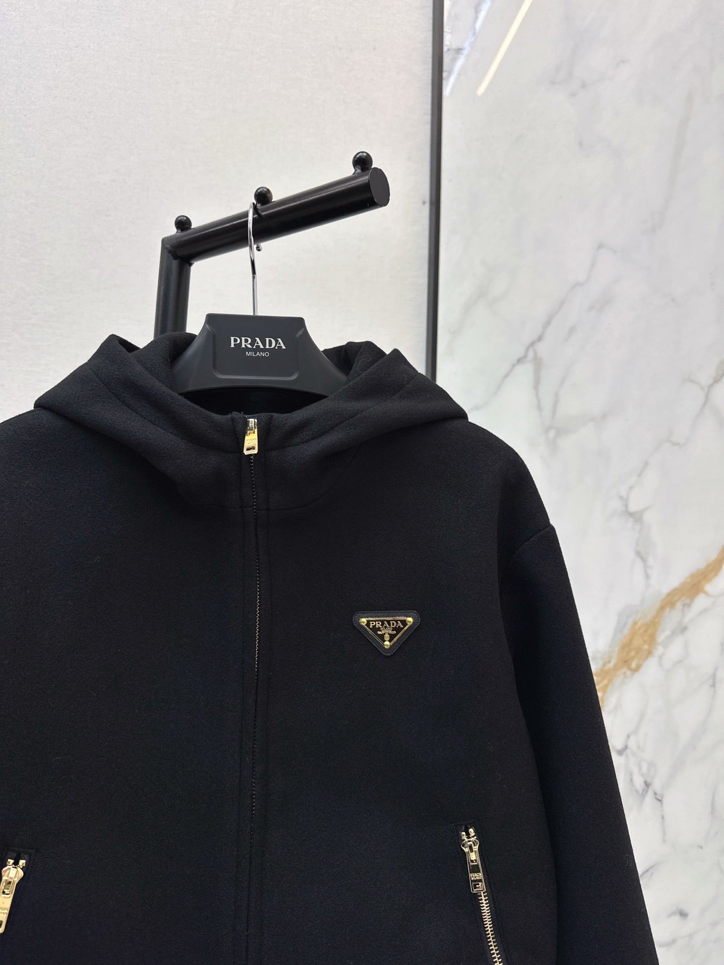 Pra NEW wool hooded jacket