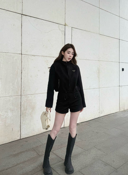 Pra NEW wool hooded jacket