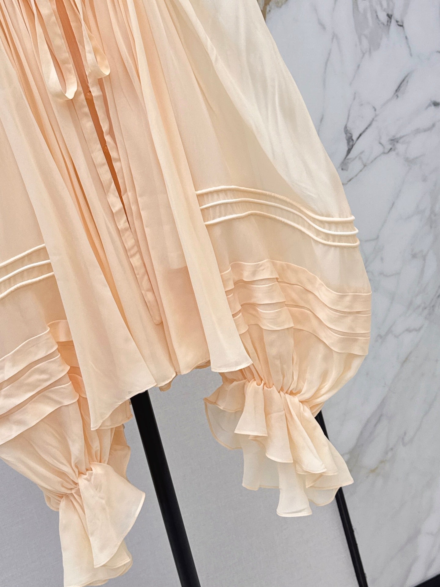 Zimm NEW Silk puff sleeve shirt