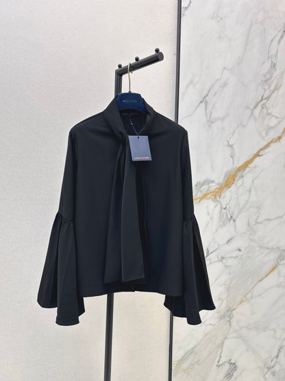 Louis NEW ribbon flare sleeve shirt
