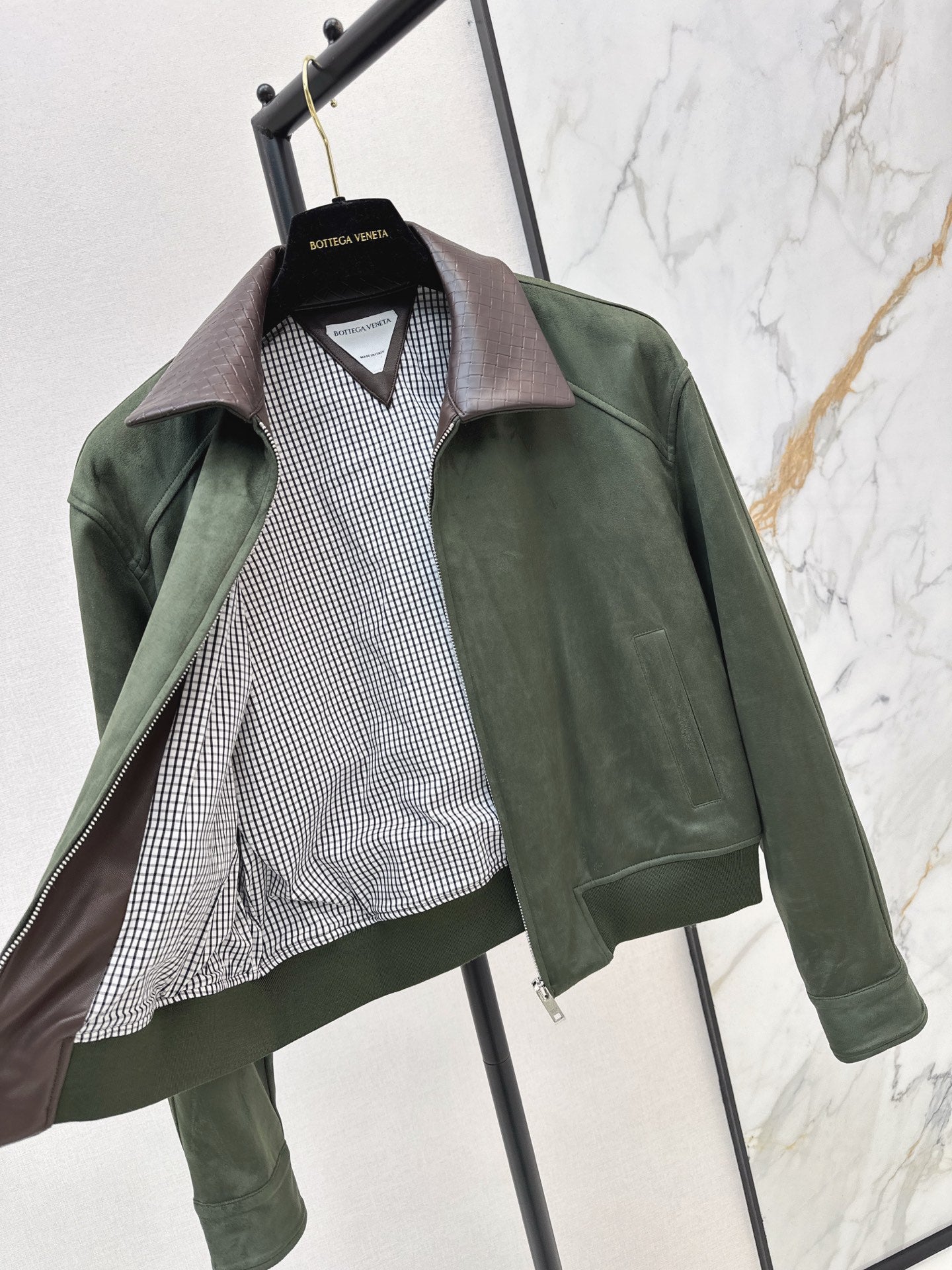 Bott NEW woven collar jacket