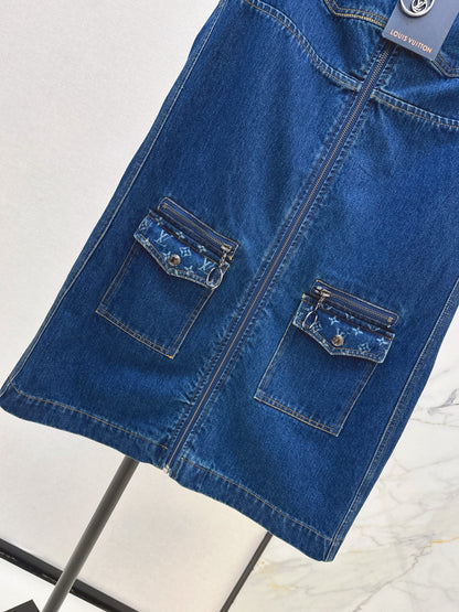 Louis NEW sleeveless denim dress