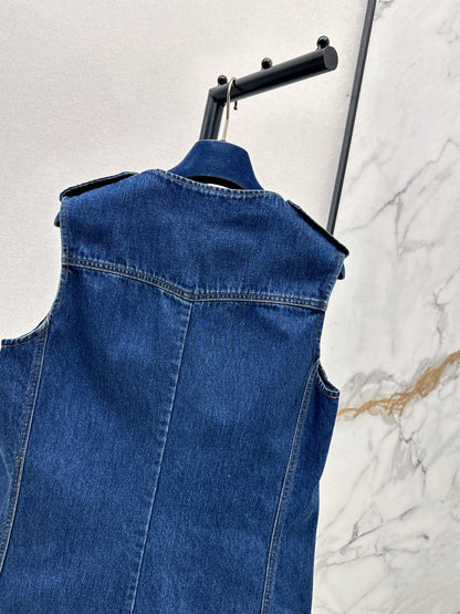 Louis NEW sleeveless denim dress