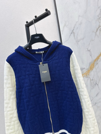 Fend NEW wool cardigan sweater