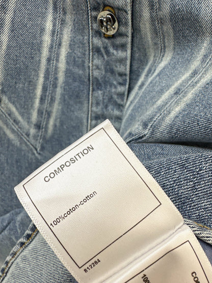 Chan NEW Bow-tie denim dress