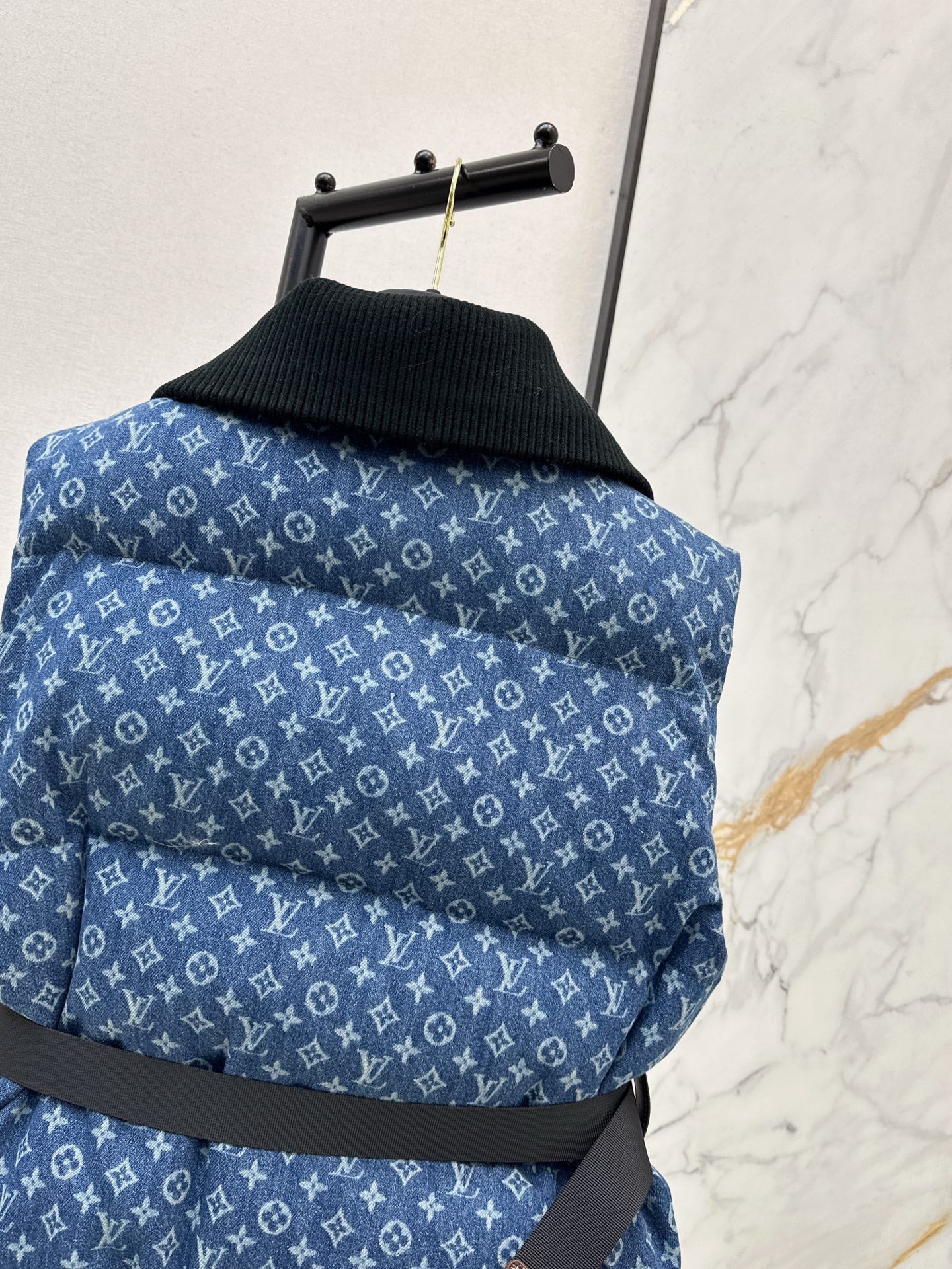 Louis NEW Denim vest down jacket