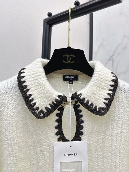 Chan NEW Bow-tie cashmere sweater