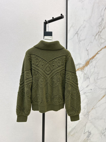 Loro NEW Jacquard knit cardigan