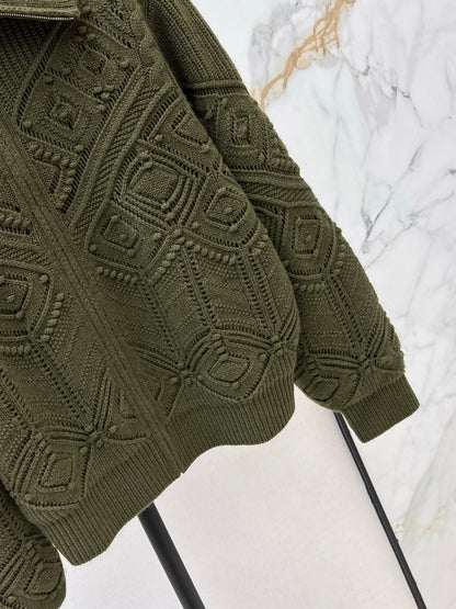 Loro NEW Jacquard knit cardigan