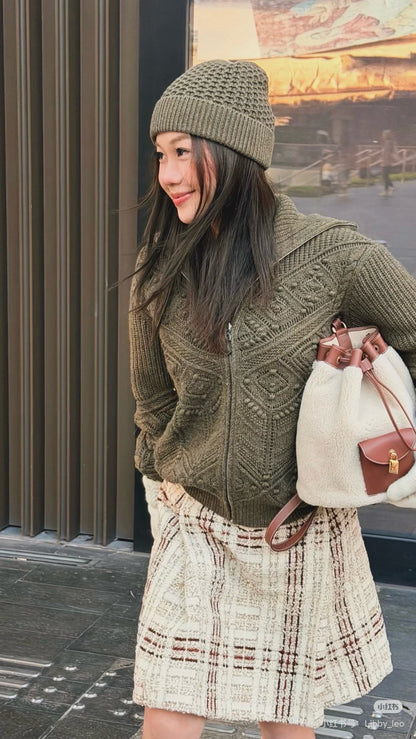 Loro NEW Jacquard knit cardigan