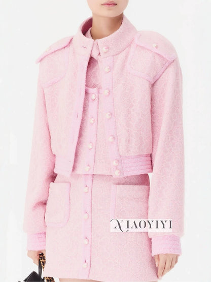 Chan NEW lace woven jacket