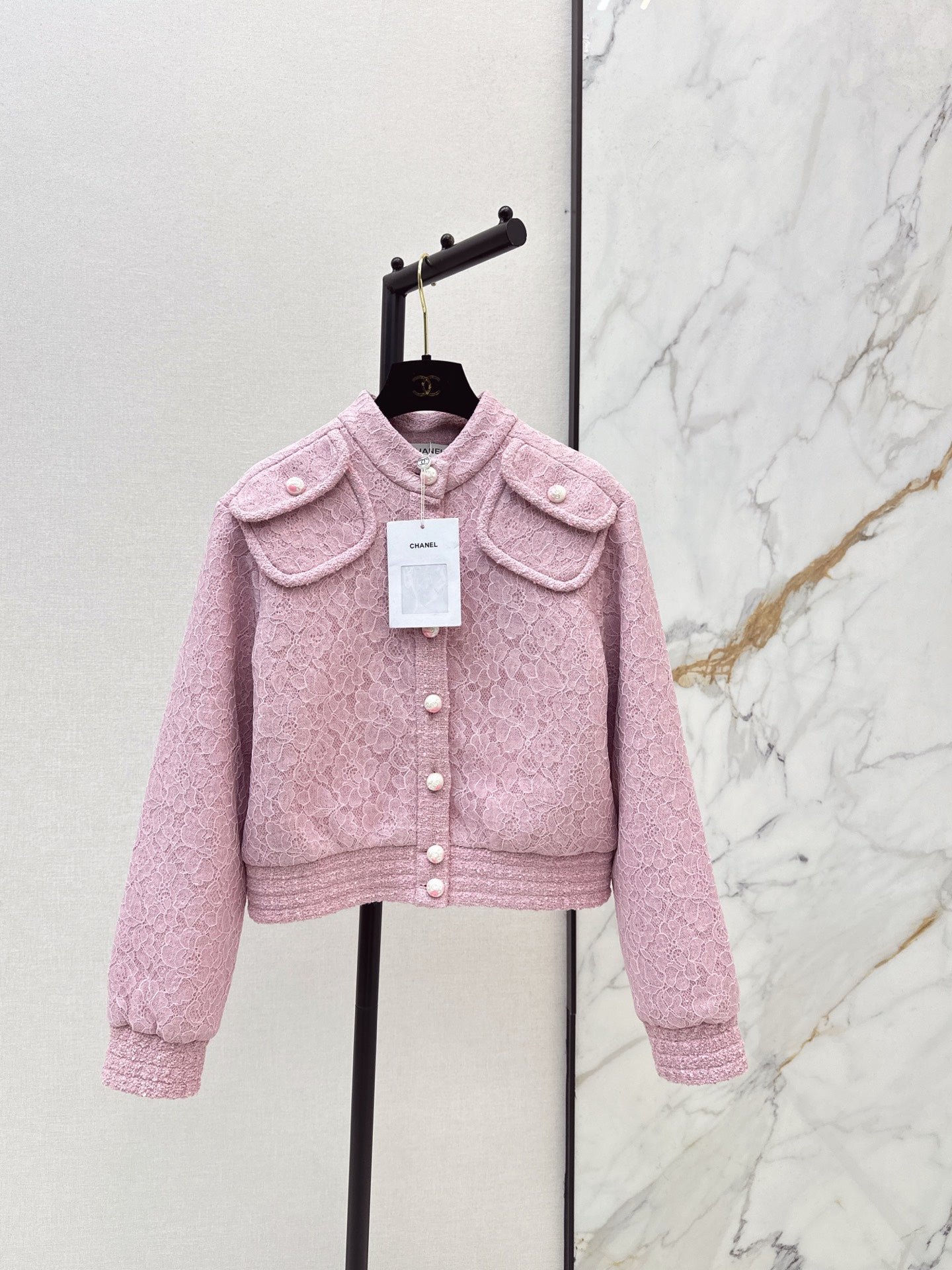 Chan NEW lace woven jacket