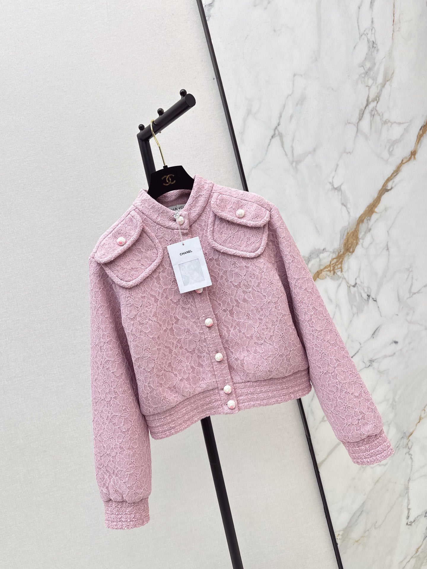 Chan NEW lace woven jacket