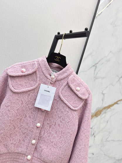 Chan NEW lace woven jacket