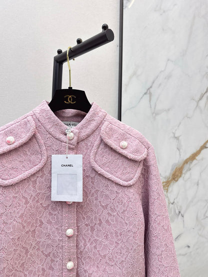 Chan NEW lace woven jacket